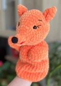 Crochet Fox Hand Puppet Amigurumi Pattern step 1