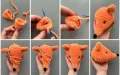 Crochet Fox Hand Puppet Amigurumi Pattern step 3