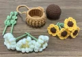 Daisy Flowers Car Hanging Crochet Pattern step 4