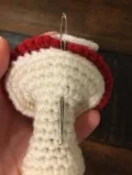 Mushroom Jewelry Holder Crochet Pattern step 4