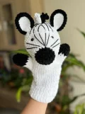 Zebra Hand Puppet Amigurumi Pattern step 1