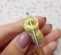 Mushroom Gnome Pendant Amigurumi Pattern step 3