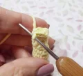 Mushroom Gnome Pendant Amigurumi Pattern step 4