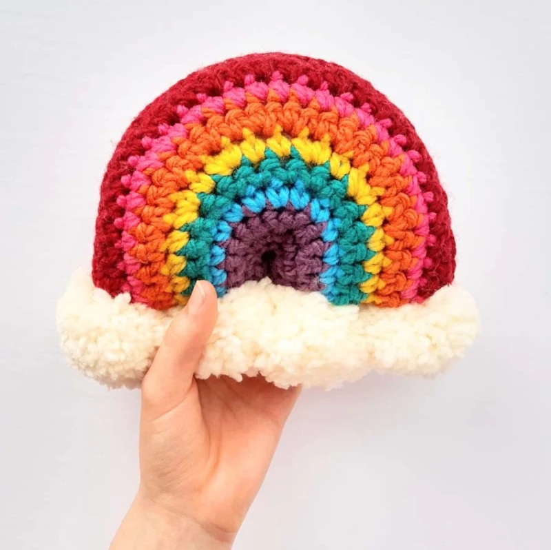 Complimentary Beginner Friendly crochet pattern: Brighten Your Day Crochet Rainbow Stuffie Amigurumi Pattern - Simple to follow guide