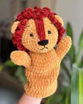 Crochet Lion Hand Puppet Amigurumi Pattern step 1