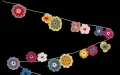 Garden Garland Crochet Flower Pattern step 1