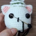 Christmas Tree Cat Amigurumi Pattern step 4
