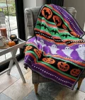 Halloween Dreams Crochet Blanket Pattern step 1