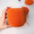 Halloween Pumpkin House with Witch Hat Crochet Pattern step 3