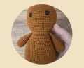 Crochet Gingerbread Man Amigurumi Pattern step 4