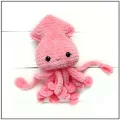 Pink Squid Amigurumi Pattern step 1