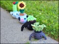 Kawaii Animal Planter Amigurumi Pattern step 1