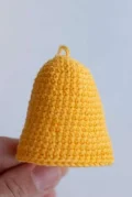Crochet Christmas Bells Holiday Ornament Pattern step 2