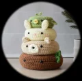 Forest Friends Stacking Donuts Amigurumi Pattern step 1