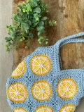 Citrus Tote Bag Crochet Pattern step 1